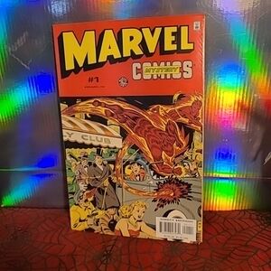136126 MARVEL MYSTERY COMICS,  DEC. 1999, HUMAN TORCH! CAPT. AMERICA., submarine